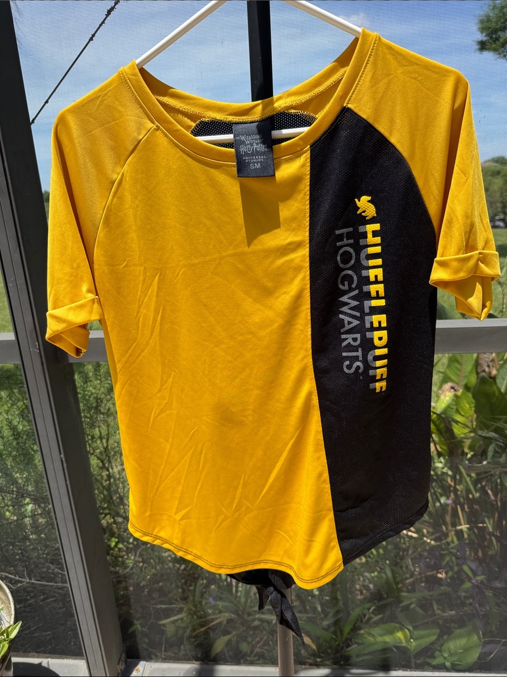 Harry Potter Hufflepuff Hogwarts Women's Gold Team Jersey